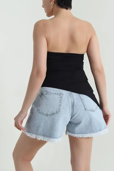 Siyah Asimetrik Detay Colombia Büstiyer 470648