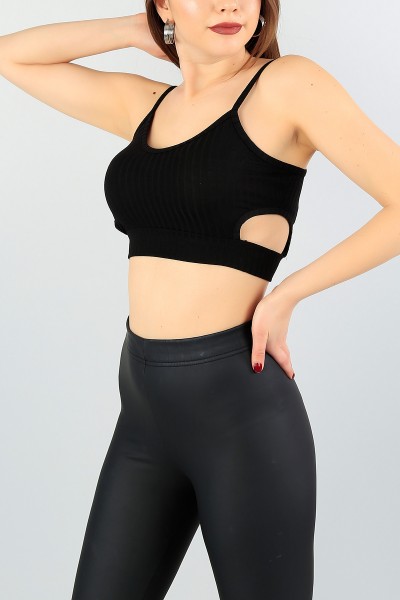 Siyah Askılı Bayan Viskon Atlet 59649