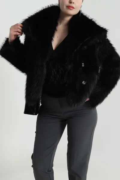 Siyah Astarlı Kadın Lolita Mont 494317