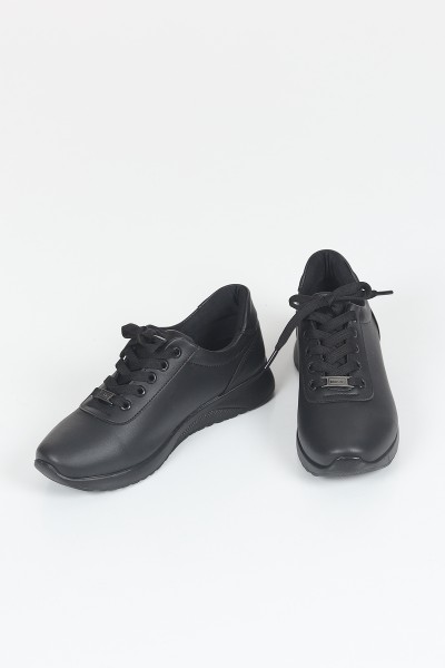 Siyah Bağcıklı Spor Ayakkabı 117650