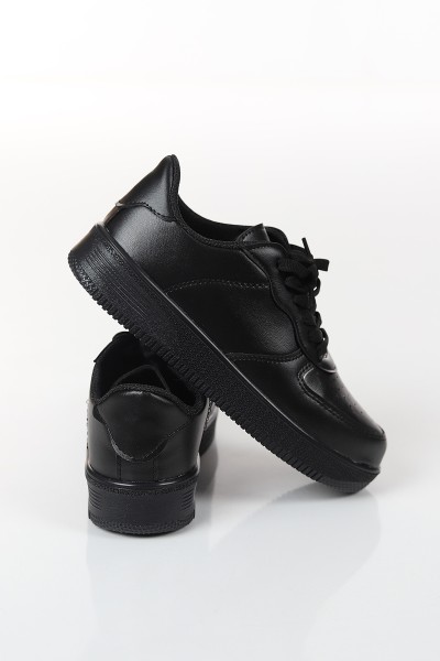 Siyah Bağcıklı Spor Ayakkabı 123812