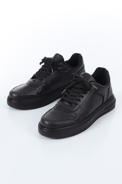 Siyah Bağcıklı Spor Ayakkabı 166458