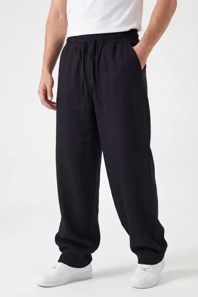 siyah-baggy-belden-baglamali-erkek-pantolon-447028