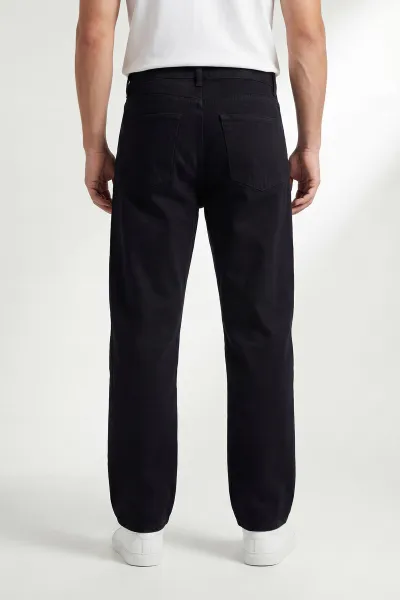 Siyah Baggy Erkek Kot Pantolon 430879