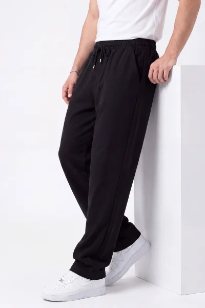 Siyah Baggy Jogger Erkek Pantolon 472226