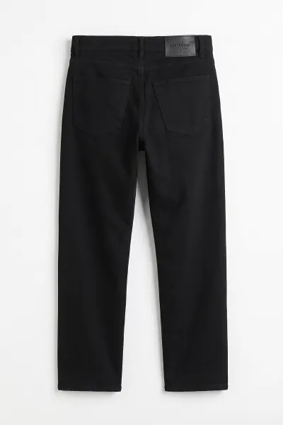 Siyah Baggy Yeni Sezon Cep Detay Erkek Kot Pantolon 497231