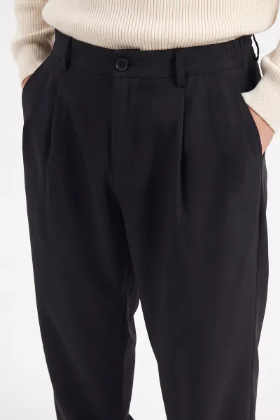 Siyah Baggy Yeni Sezon Erkek Pantolon 493189