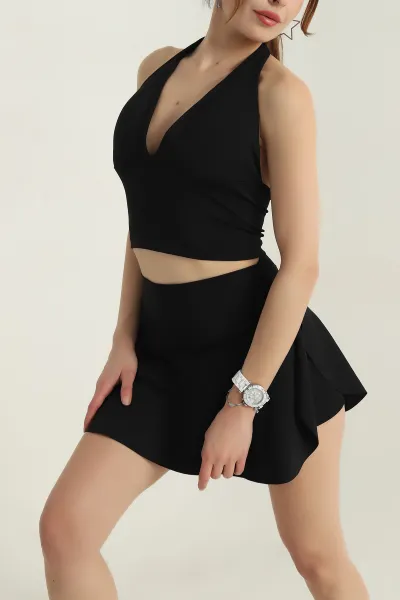 Siyah Bağlamalı Destekli Kadın Büstiyer 411435