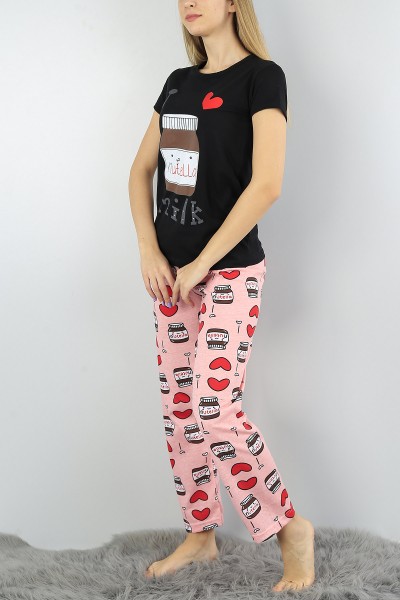 siyah-baskili-bayan-pijama-takimi-52058