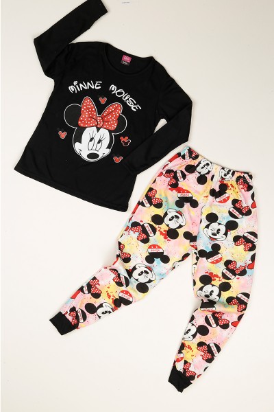 siyah-baskili-kiz-cocuk-pijama-takimi-77936