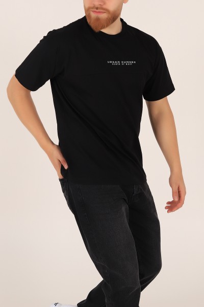siyah-bisiklet-yaka-oversize-erkek-tisort-163235