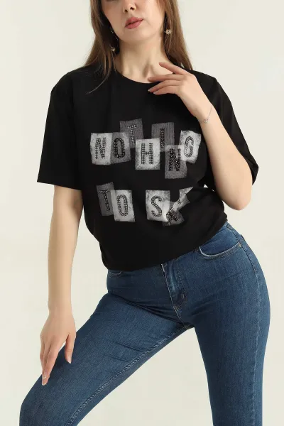 siyah-baskili-suprem-kadin-tisort-353799