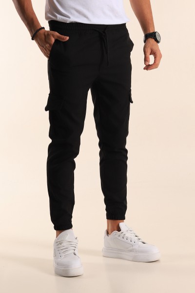siyah-belden-baglamali-kargo-cepli-erkek-jogger-pantolon-194605