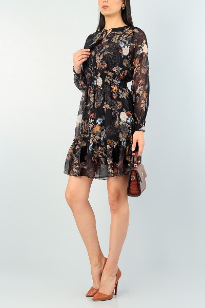 siyah-beli-gipeli-sifon-elbise-66046