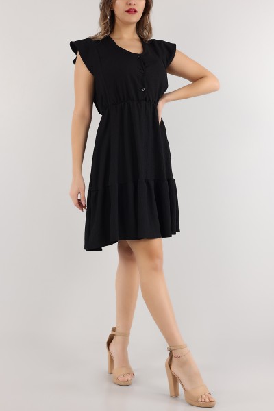 siyah-beli-lastikli-burumcuk-elbise-168793