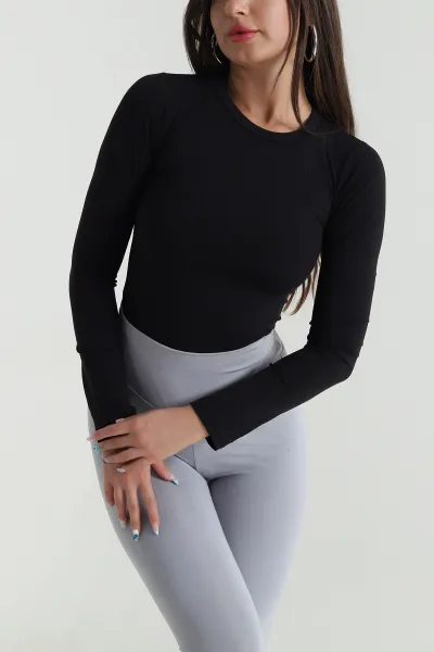Siyah Belize Kadın Zıbın Bluz 484355