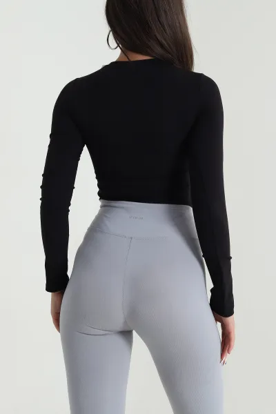 Siyah Belize Kadın Zıbın Bluz 484355