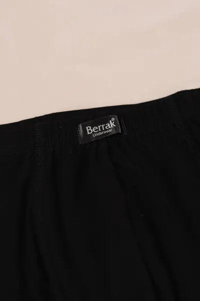 Siyah Berrak Bambu Likralı Erkek Boxer 370645