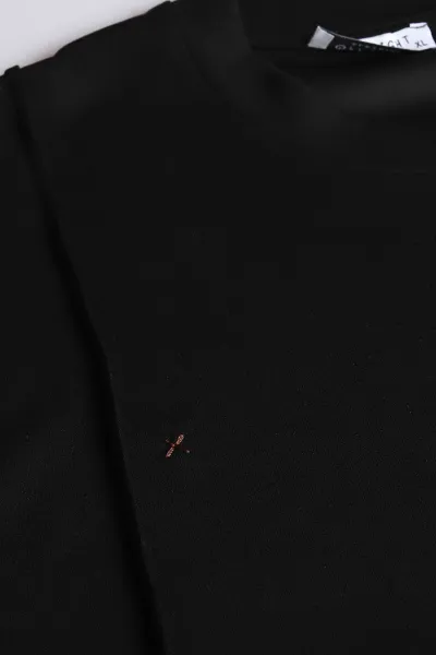 Siyah Bisiklet Yaka Uzun Kollu Erkek Sweatshirt 396968