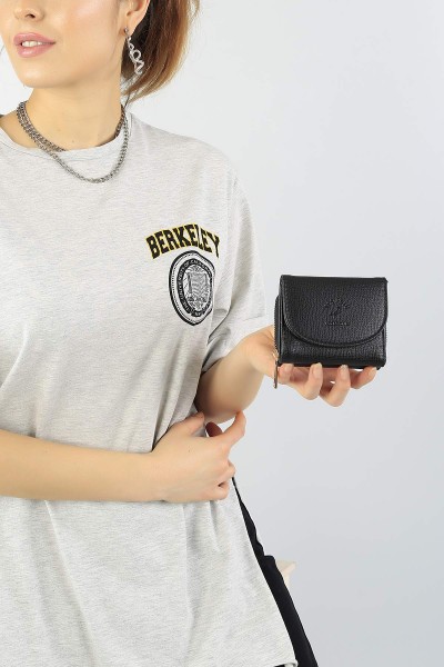 Siyah Bol Gözlü Bayan Cüzdan 57038