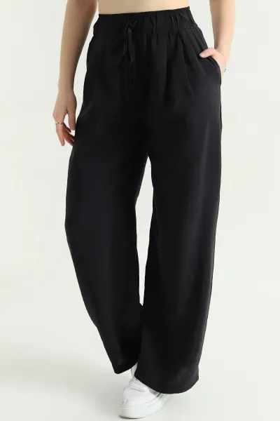 siyah-bol-paca-bel-lastikli-modal-kadin-pantolon-337599
