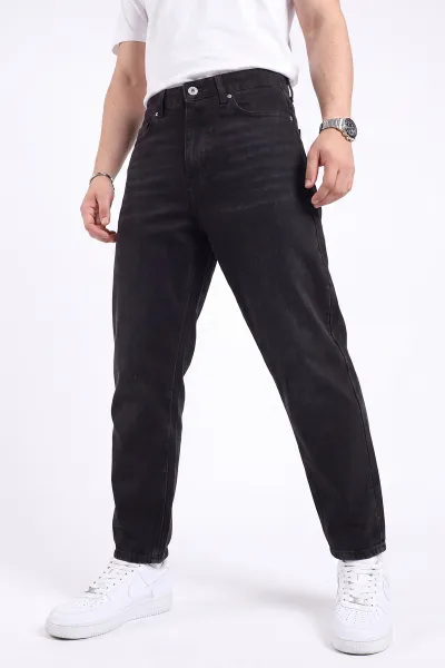 Siyah Boyfriend Erkek Kot Pantolon 472167