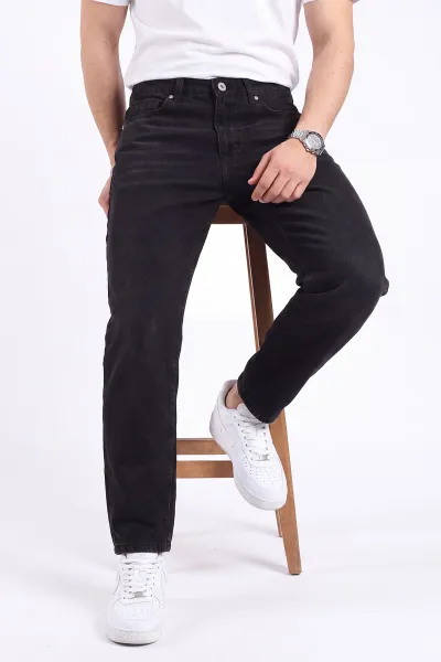 Siyah Boyfriend Erkek Kot Pantolon 472167