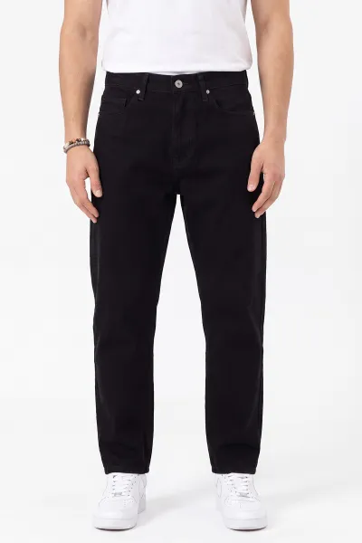Siyah Boyfriend Erkek Kot Pantolon 472175