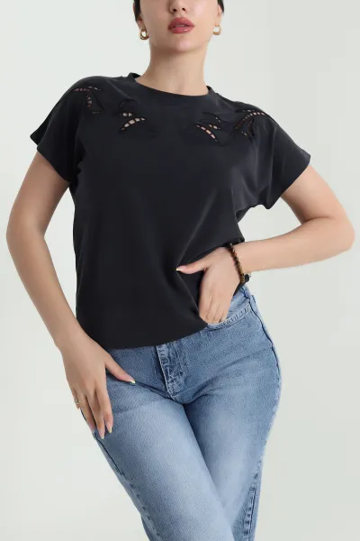 siyah-brode-nakisli-pike-oysho-kadin-bluz-467058