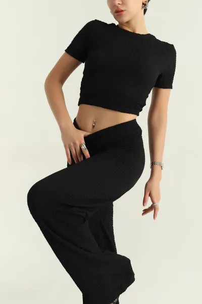 siyah-bubble-basic-kadin-ikili-takim-363355