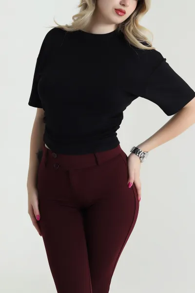 siyah-buzgulu-likrali-oysho-kadin-bluz-462725