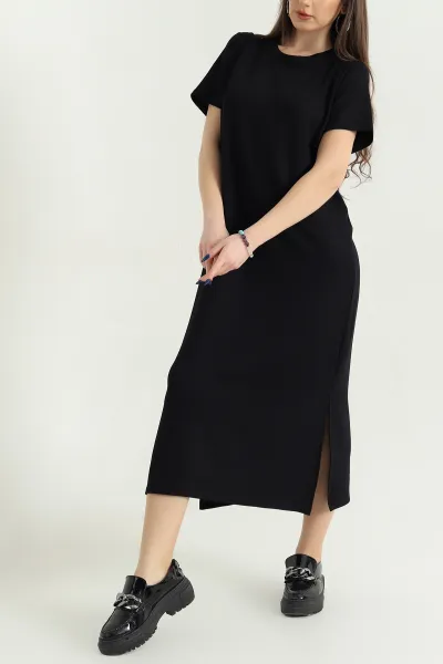 siyah-cift-yirtmacli-kristal-elbise-337784