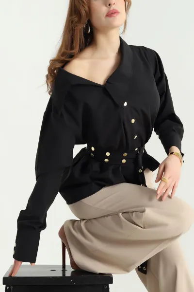 siyah-citcitli-kayik-yaka-poplin-gomlek-337809