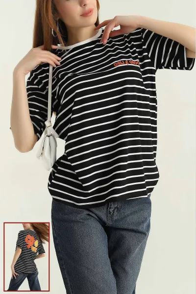 siyah-cizgili-oversize-kadin-tisort-354282