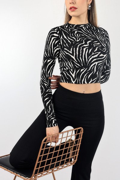 siyah-desenli-fitilli-crop-bluz-88751