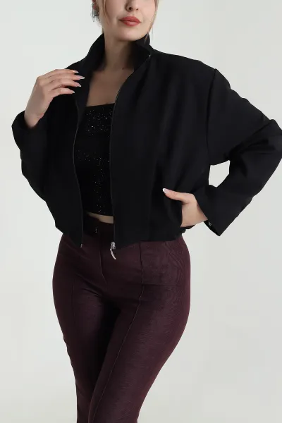 siyah-dik-yaka-bomber-dabil-kadin-ceket-491240