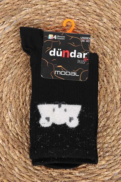 Siyah Dört Mevsim Kadın Modal Çorap (36-40) 477067