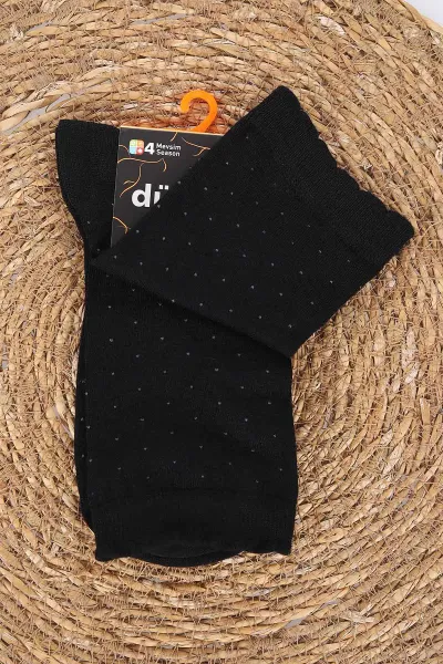 Siyah Dört Mevsim Kadın Modal Çorap (36-40) 477088