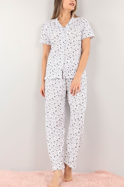 siyah-dugmeli-desenli-bayan-pijama-takimi-110196