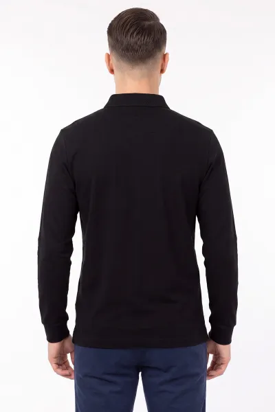 Siyah Düğmeli Oysho Kumaş Erkek Sweatshirt 482869