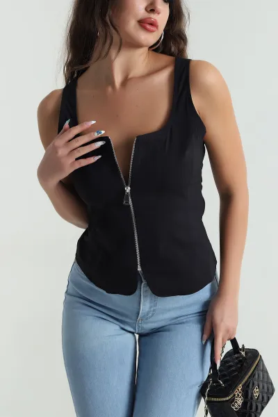 siyah-fermuarli-askili-tencel-kadin-bluz-482541