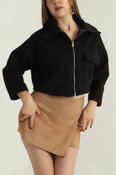 siyah-fermuarli-kase-kadin-mont-404851
