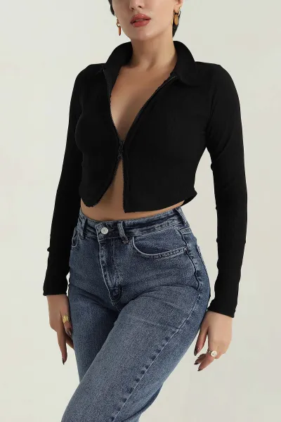 siyah-fermuarli-ottoman-kadin-bluz-406094
