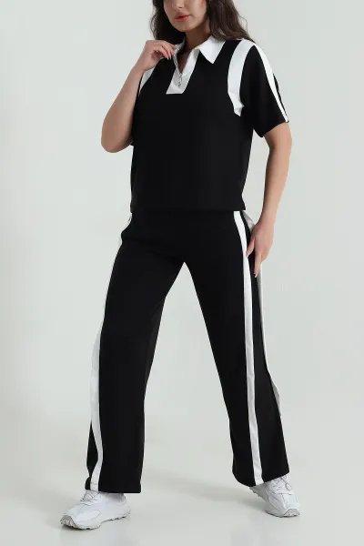 siyah-fermuarli-polo-yaka-oysho-kadin-ikili-takim-459497