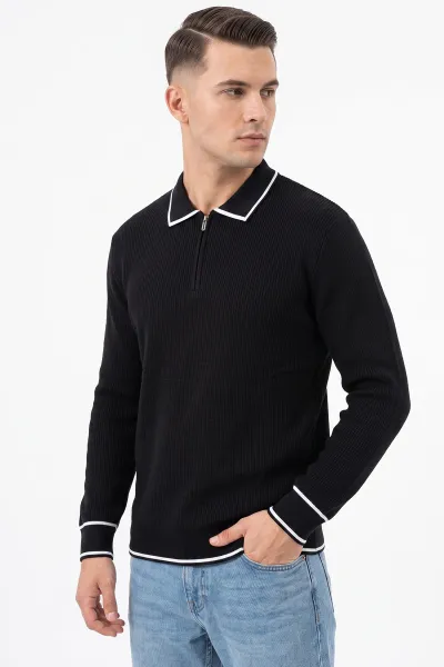 siyah-fermuarli-polo-yaka-triko-erkek-kazak-482893