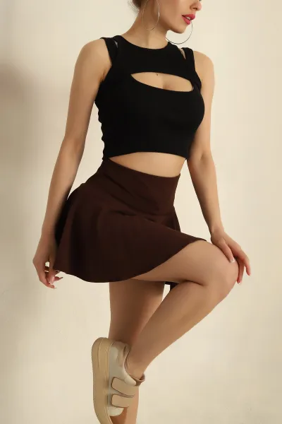 Siyah Fitilli Likralı İkili Takım 262517