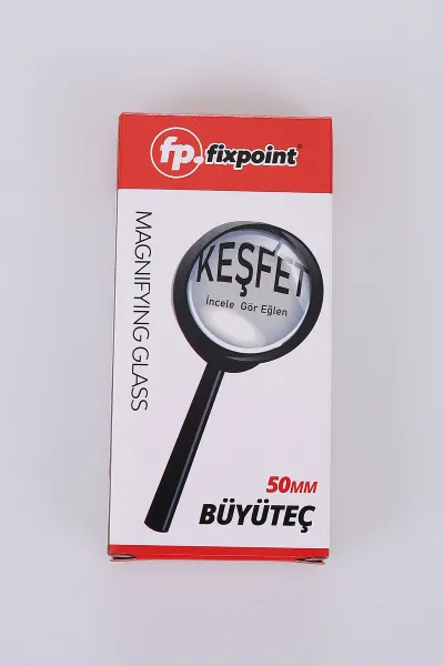 Siyah Fixpoint Lüks 50 mm Büyüteç 475105