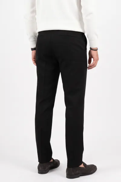 Siyah Gabardin Erkek Pantolon 491674