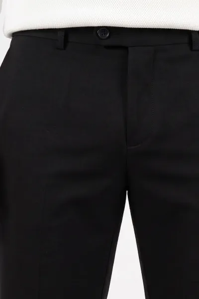 Siyah Gabardin Erkek Pantolon 491674