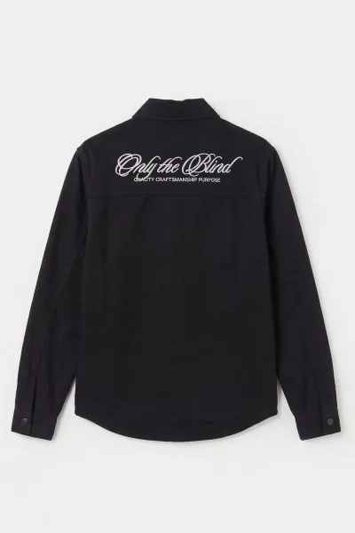 Siyah Gabardin Nakışlı Erkek Ceket 491813